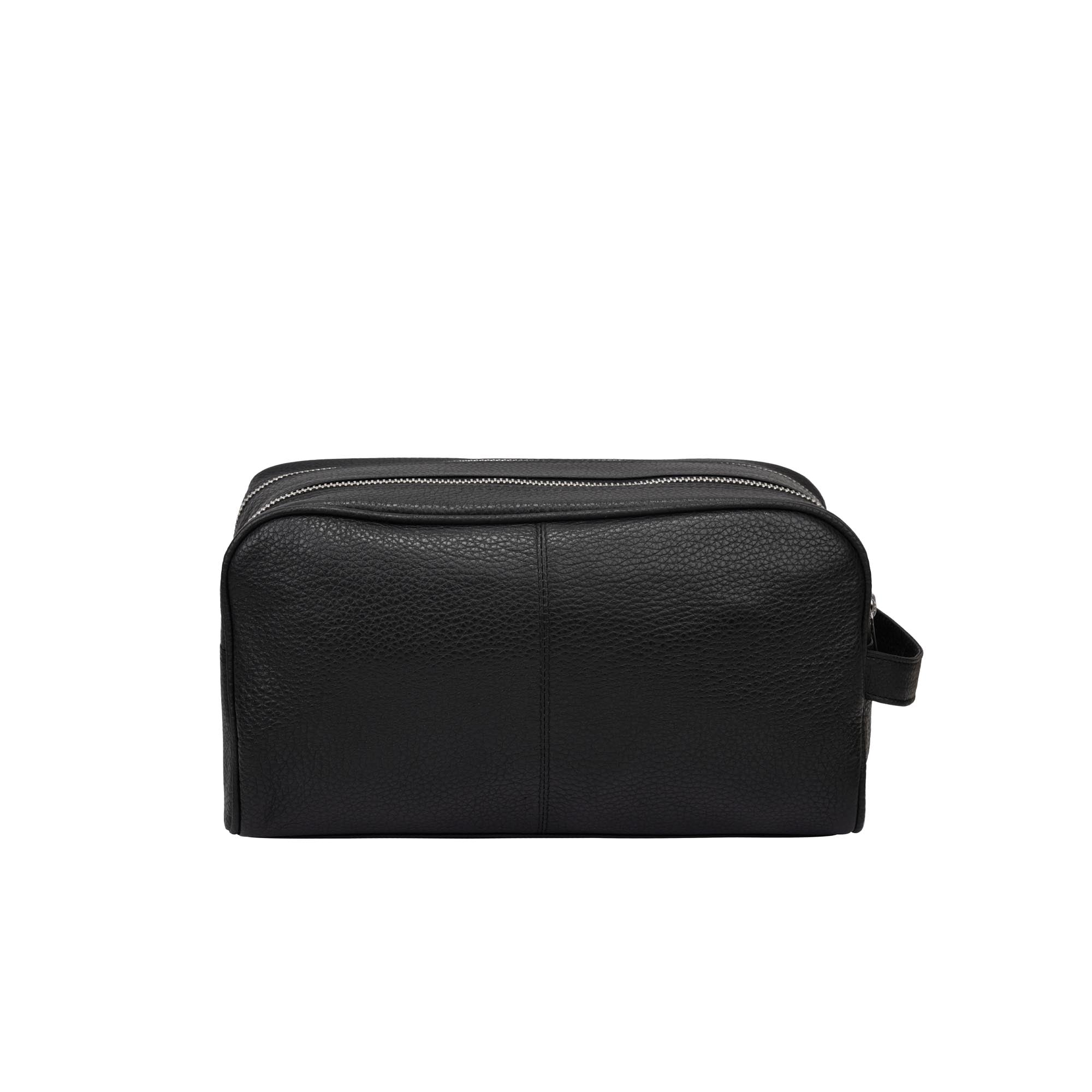 Marco Leather Wash Bag - Rambler Black