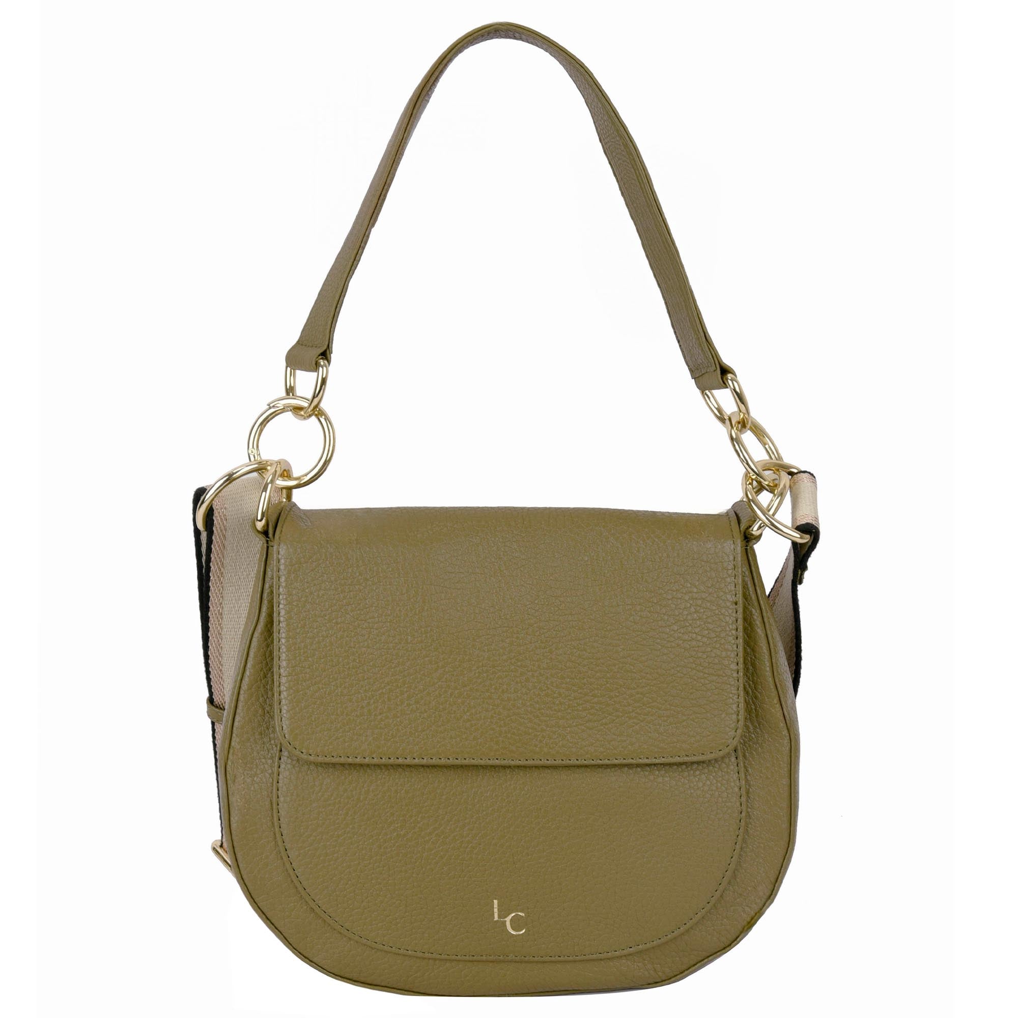 Nalle Crossbody Shoulder Bag - Olive Green