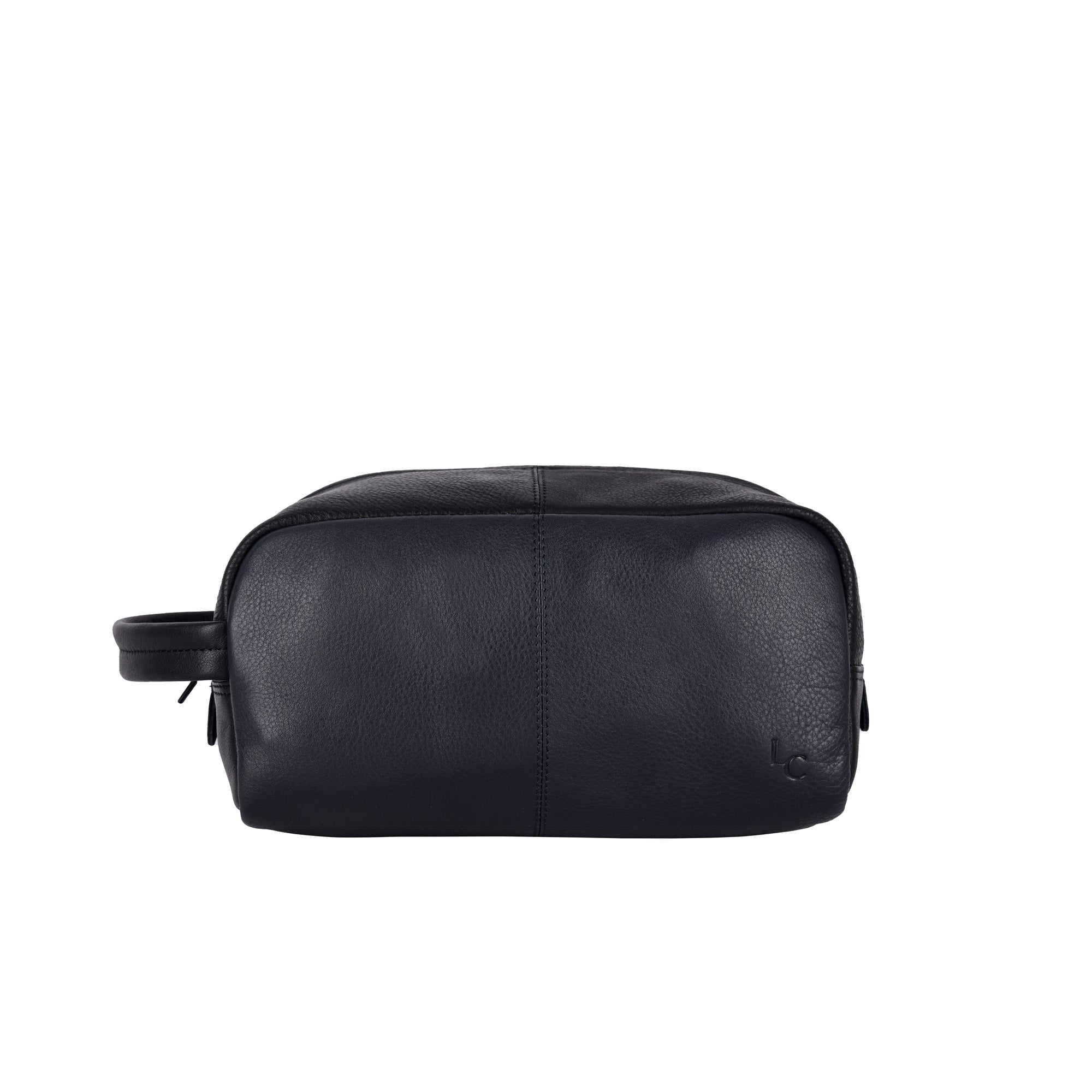 PACKA Wash Bag - Black/Navy Letaher