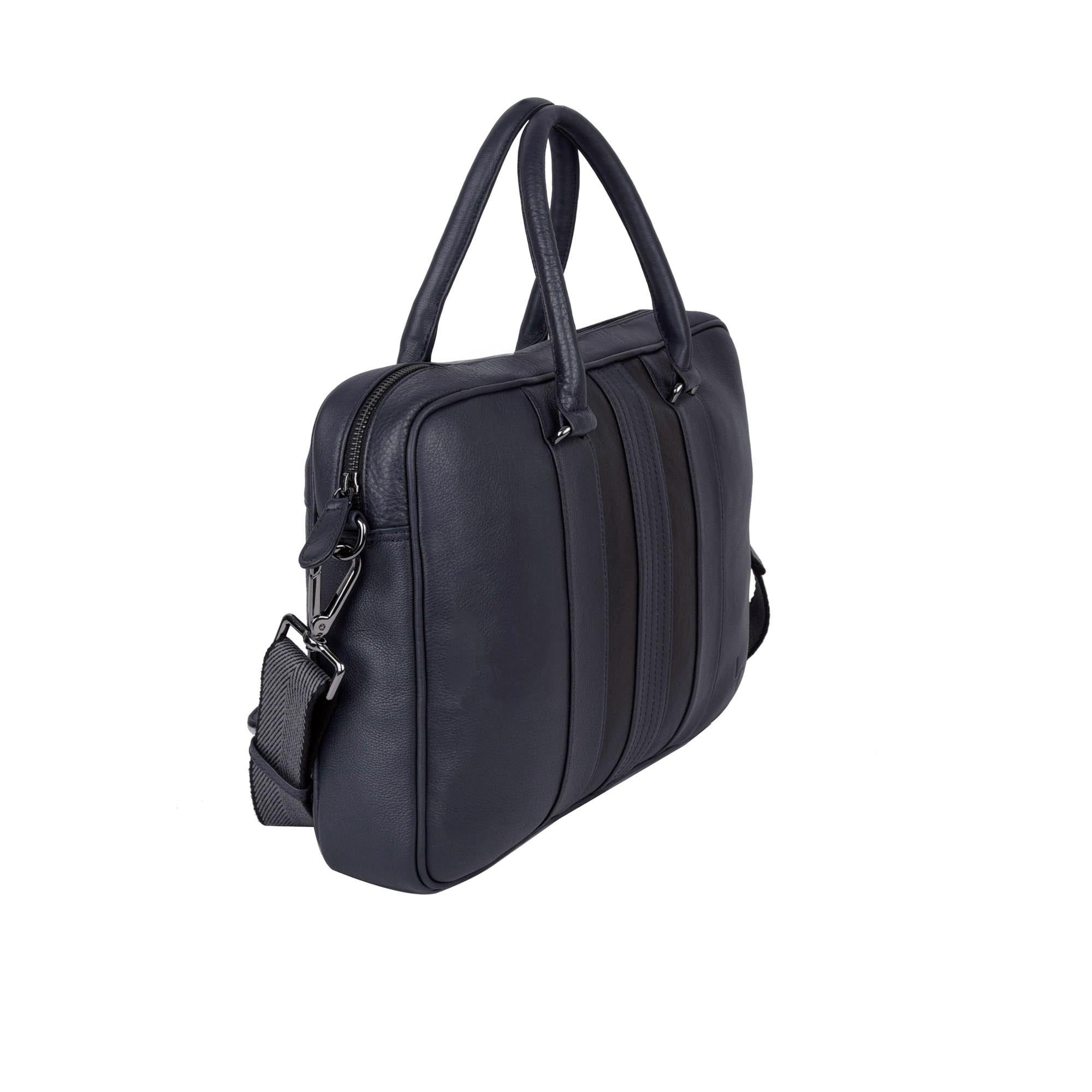 Spar Document Bag - Navy/Black