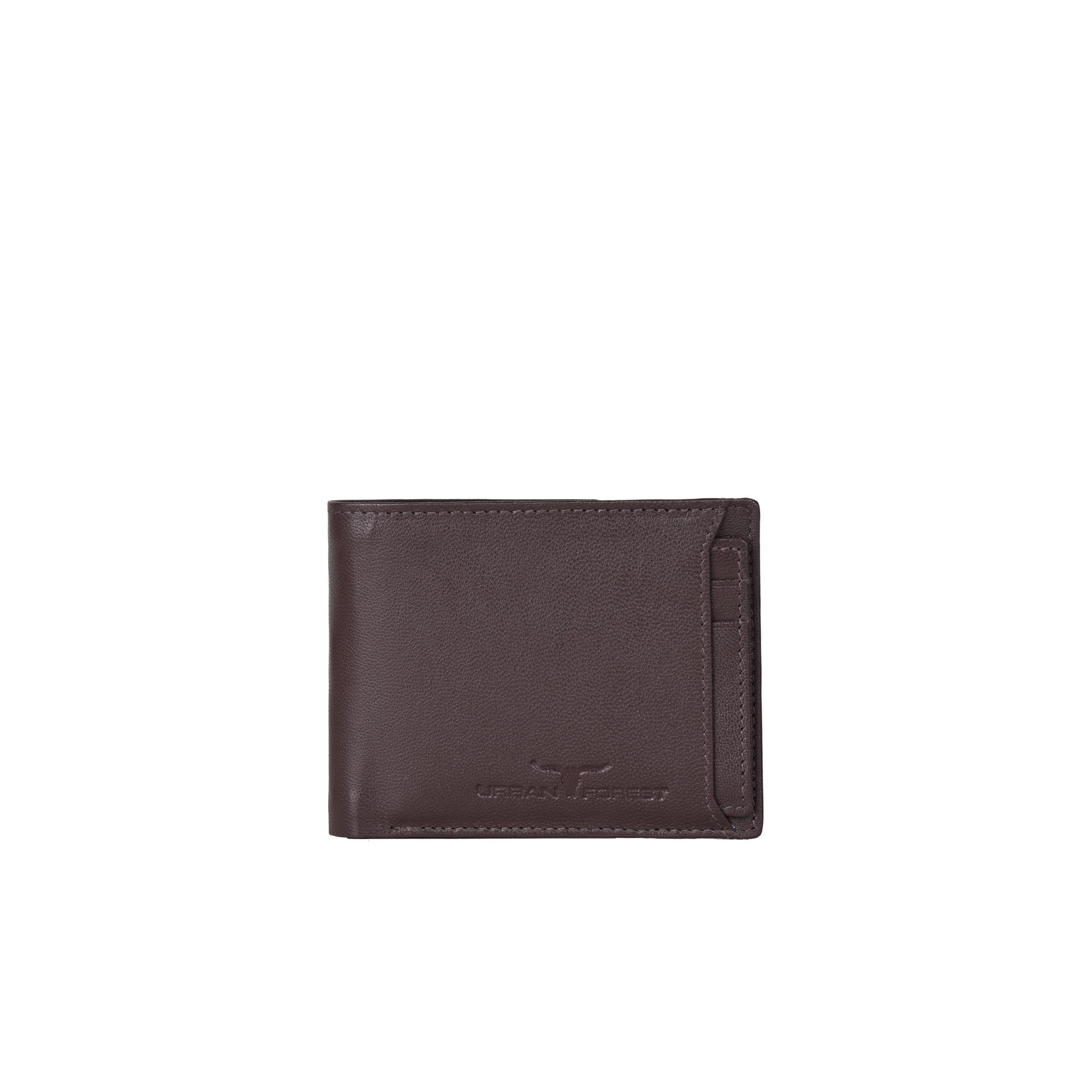 Sidka Leather Wallet w/Card Holder - Serena Dark Brown