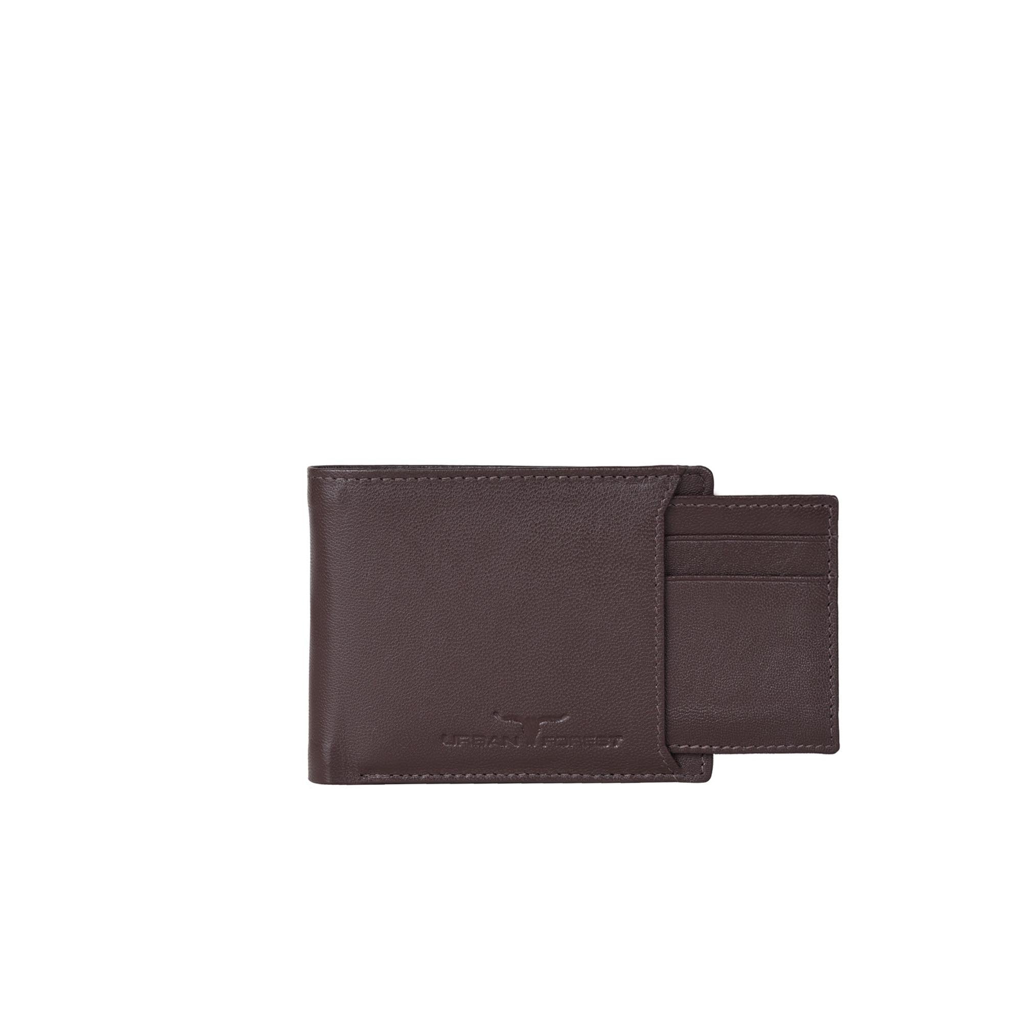 Sidka Leather Wallet w/Card Holder - Serena Dark Brown