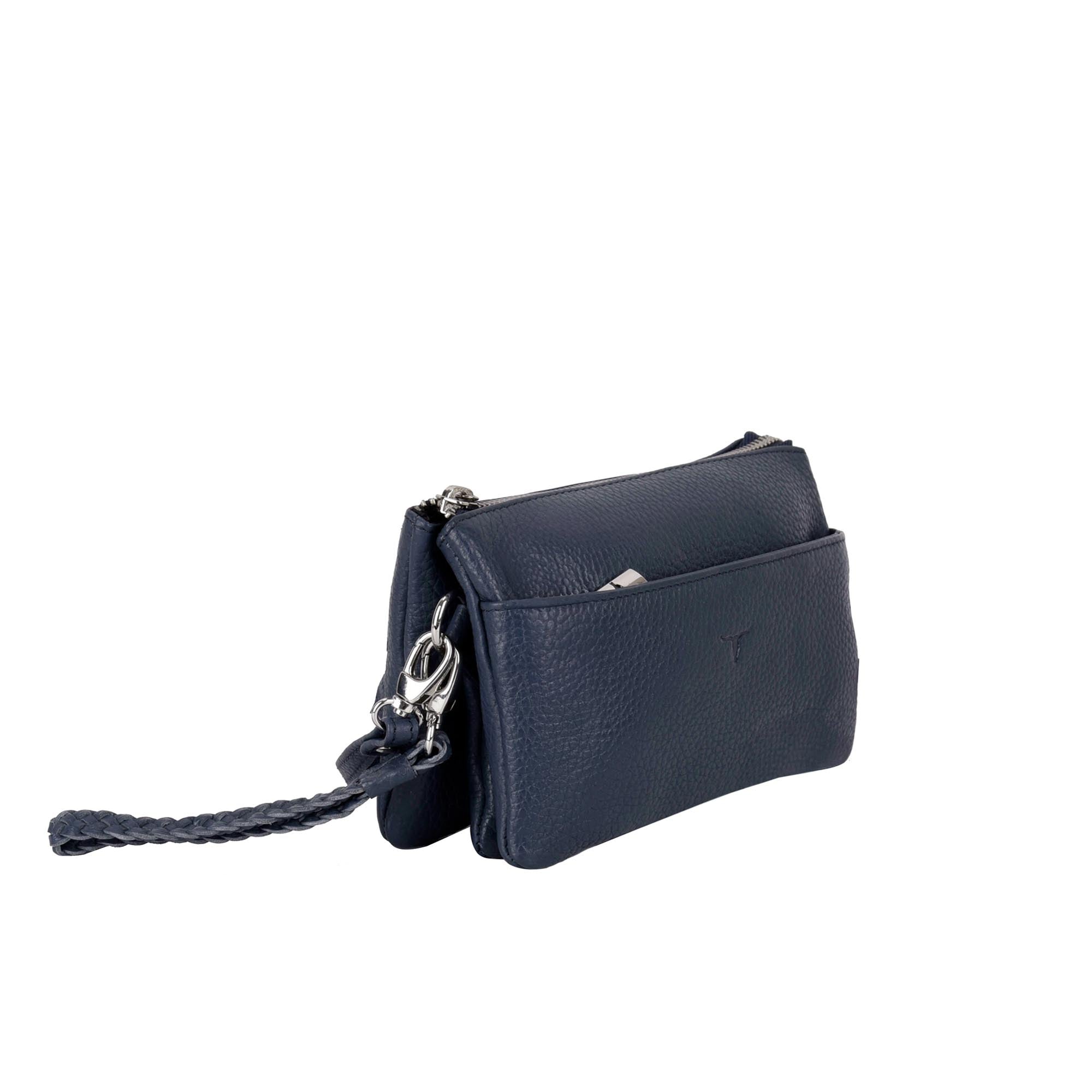 Sofie Small Leather Clutch/Sling - Royal Blue