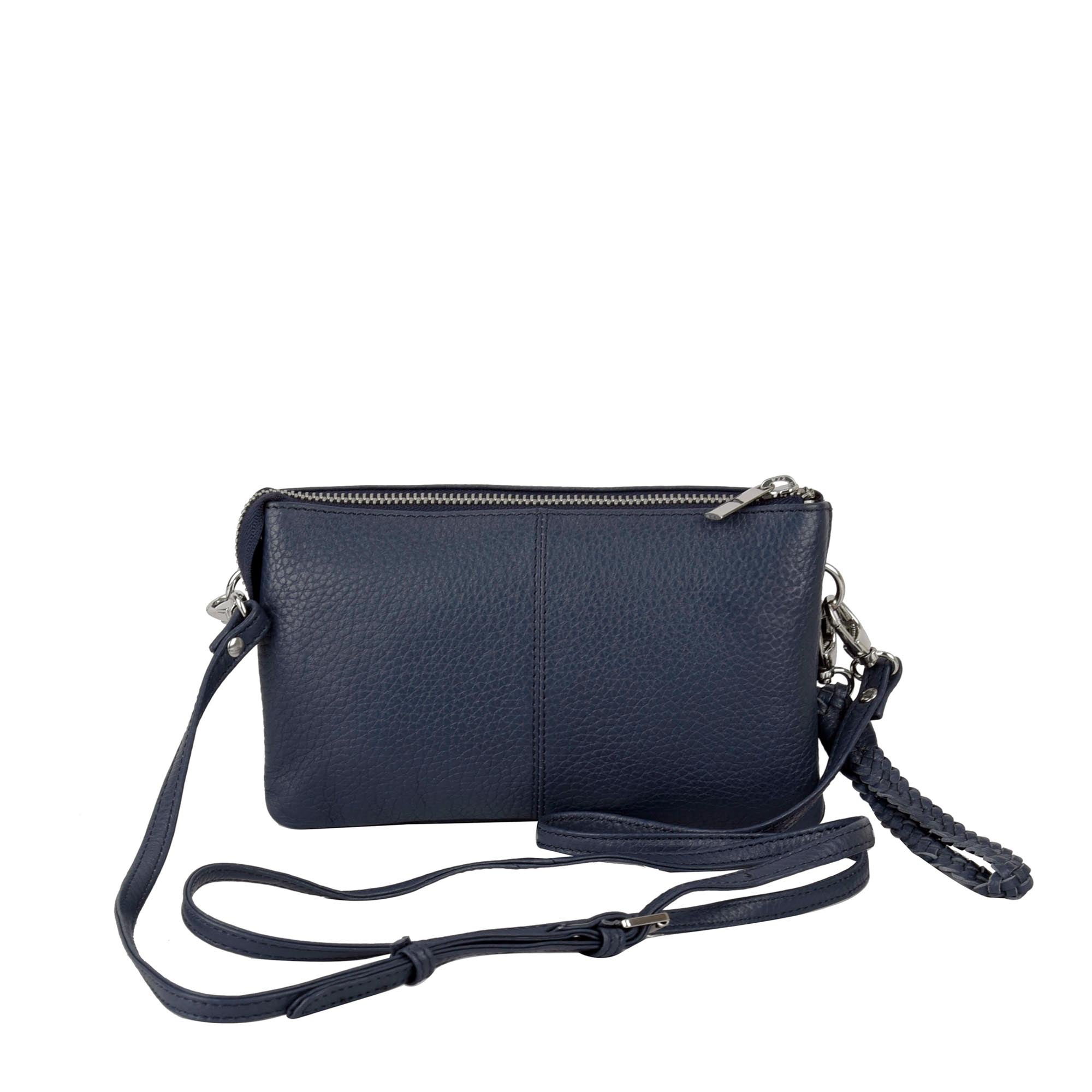 Sofie Small Leather Clutch/Sling - Royal Blue
