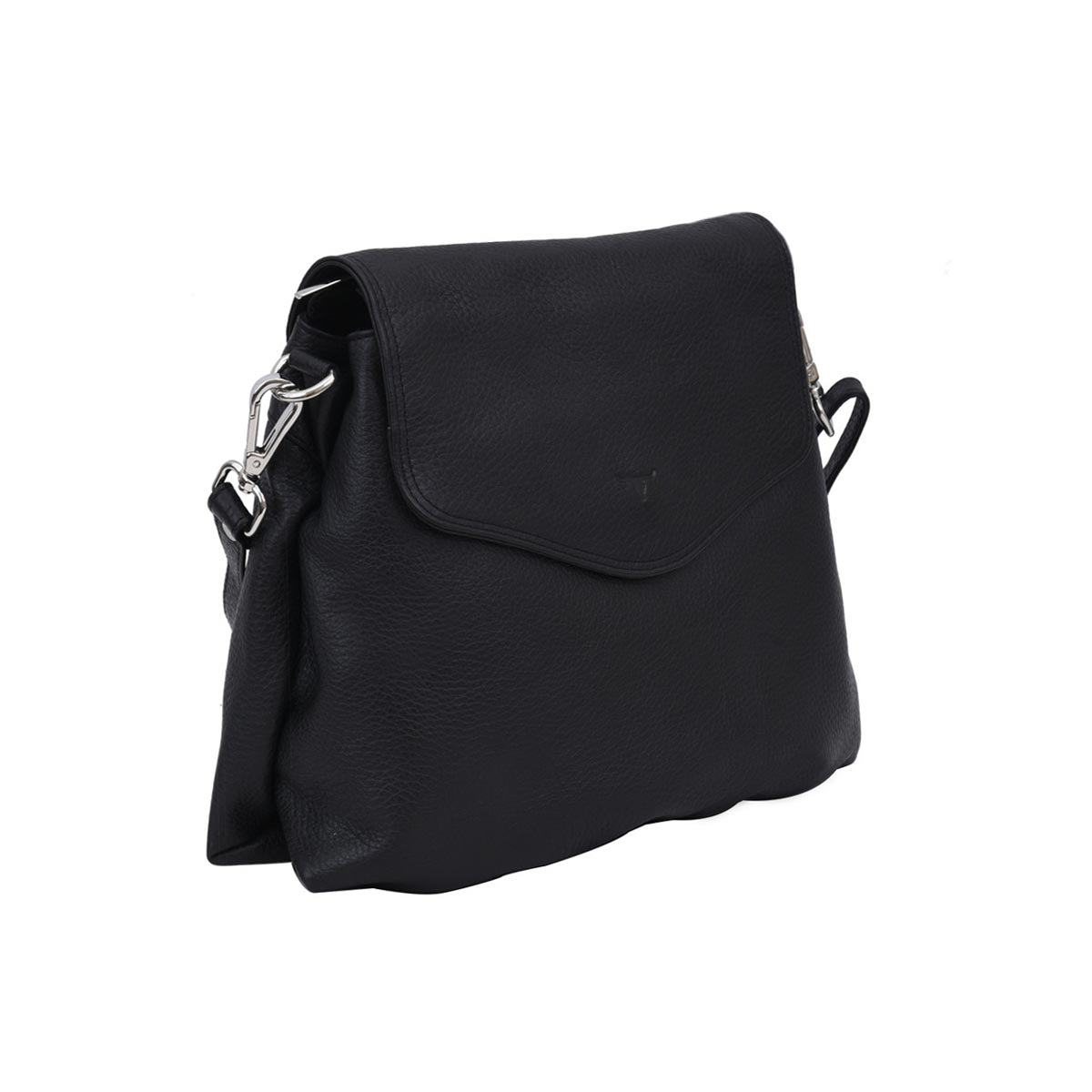 Stella Small Leather Sling Bag - Rambler Black