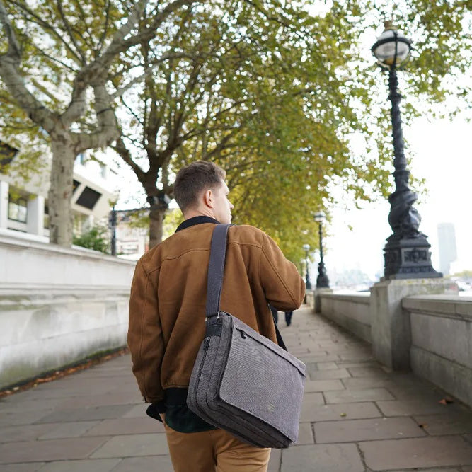Classic 240 Flap Front Messenger Bag - Khaki